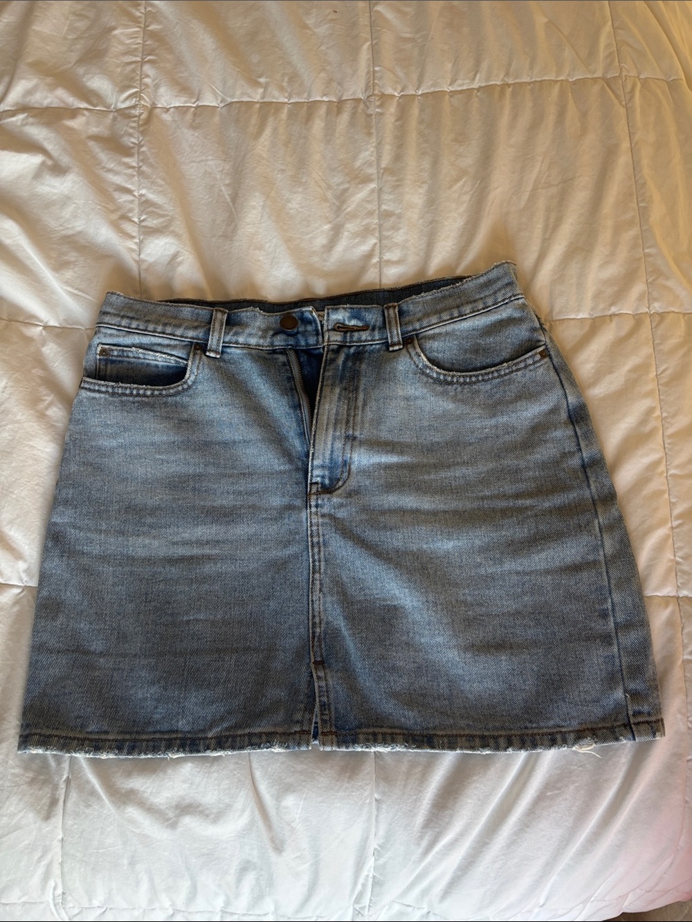 Billabong Light Blue Denim Mini Skirt